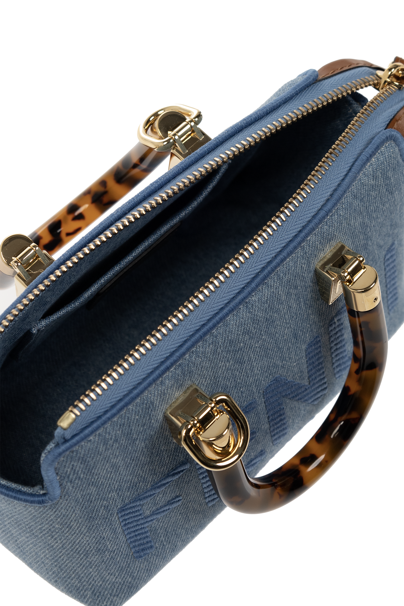 Fendi 'By The Way Mini' denim shoulder bag | Fendi